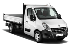 Car Hire Salford - White 3.5 Tonne Folkestone Tipper Transit - Van hire Salford